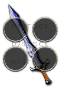 D2R Crystal Sword - 4 Sockets