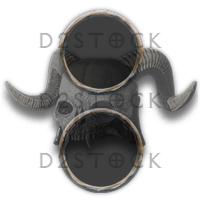D2R Giant Skull - Ethereal - 2 Sockets