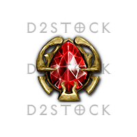 D2R Ruby Jewel of Daring - 40% Ed 9 Dex