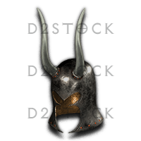 D2R Echoing Horned Helm